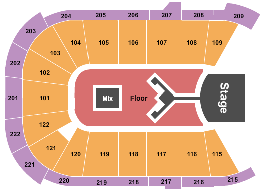 Huntington Center Seating Chart: Shinedown