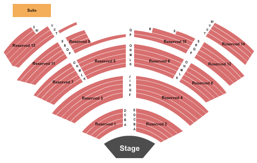 Hyatt Regency - Newport Beach Seating Chart: Endstage 3