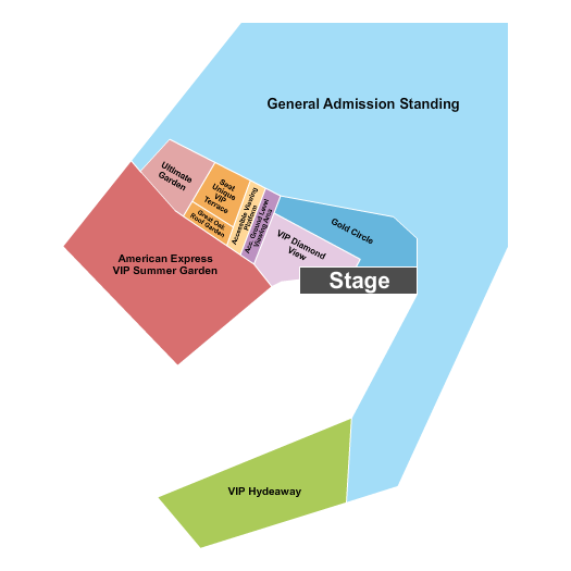 Hyde Park - London Seating Chart: BST Hyde Park 3