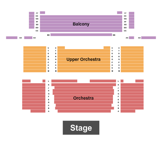 I.M Terrel Performing Arts Center Seating Chart: Endstage