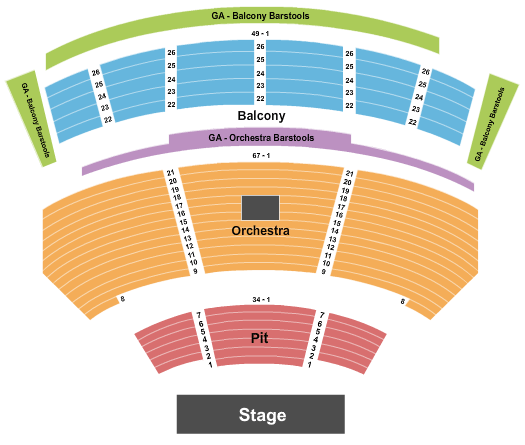 IP Casino Resort And Spa Seating Chart: Endstage 2