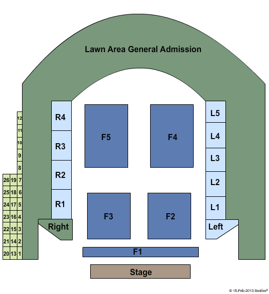 Ford Idaho Center Seating Chart