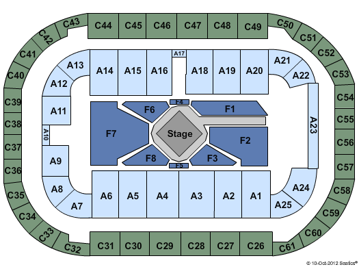 Idaho Center Seating Chart