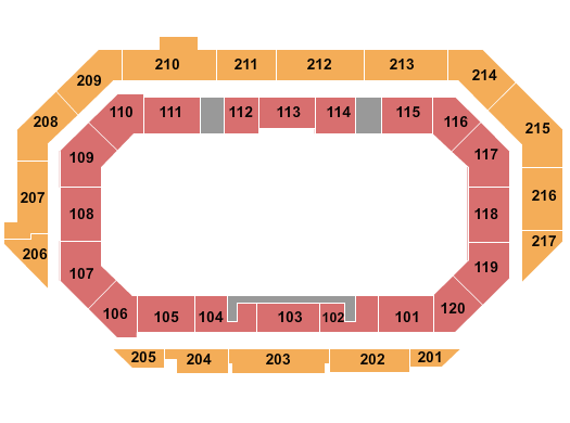 Idaho Central Arena Seating Chart: Soccer
