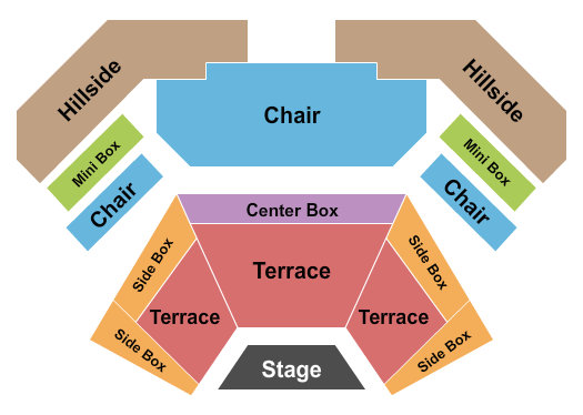 Idaho Shakespeare Festival Amphitheater Seating Chart: Endstage