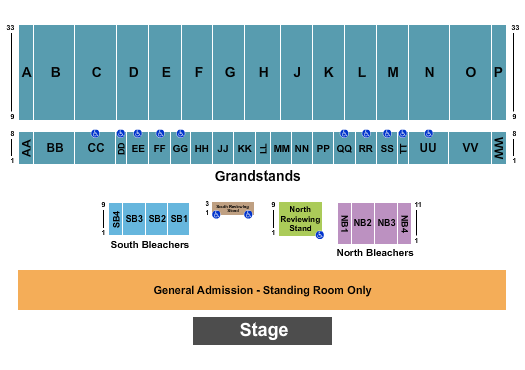 Illinois State Fairgrounds Seating Chart