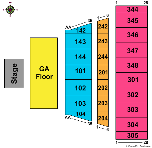 Alamodome Seating Chart