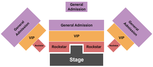 Imagine Showroom at Horseshoe Las Vegas Seating Chart: X Rocks