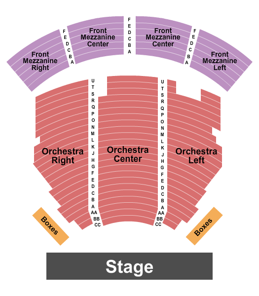 Imperial Theatre - NY Seating Chart: Endstage 2