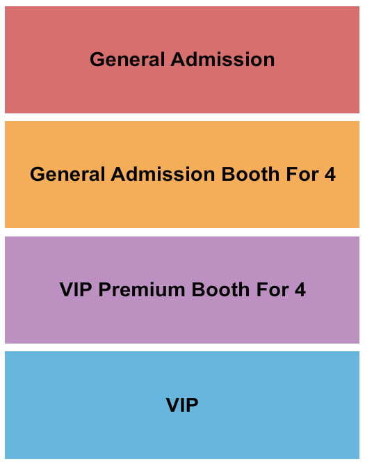 Improv Comedy Club - Brea Seating Chart: GA/Booth/Prem/VIP