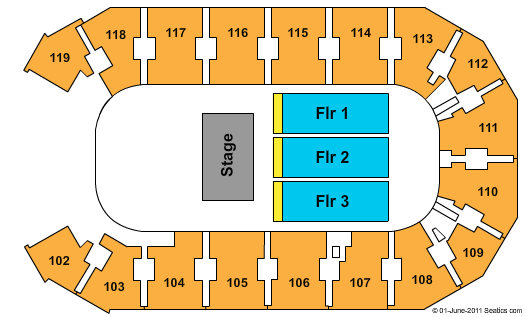 Independence Events Center Seating Chart