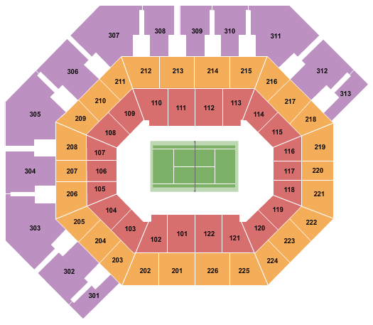 Indian Wells Tennis Garden - Stadium 2 Seating Chart: Tennis