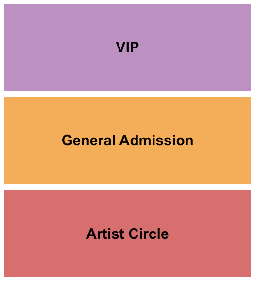 Indianapolis First Church of the Nazarene Seating Chart: GA/VIP/Artist Circle