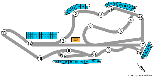 Sonoma Nascar Seating Chart