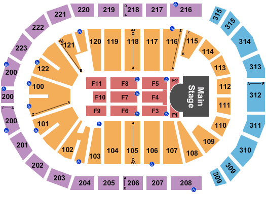 Infinite Energy Arena Seating Chart: Panic At The Disco