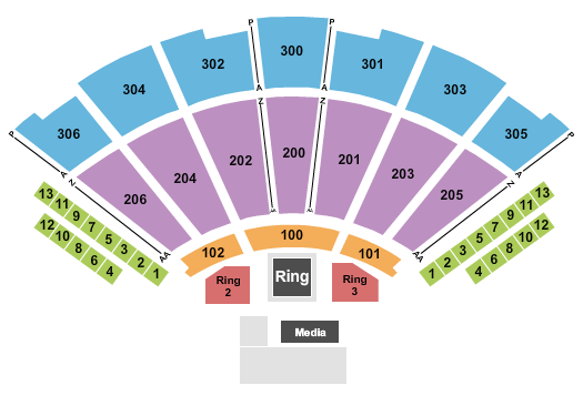 Infosys Theater at Madison Square Garden Seating Chart: Boxing