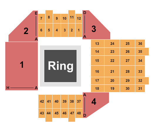 Inn Of The Mountain Gods Resort & Casino Seating Chart: Boxing 3