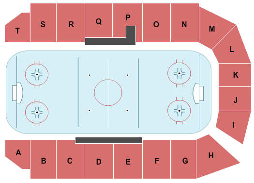 Innovation Credit Union iPlex Seating Chart: Hockey