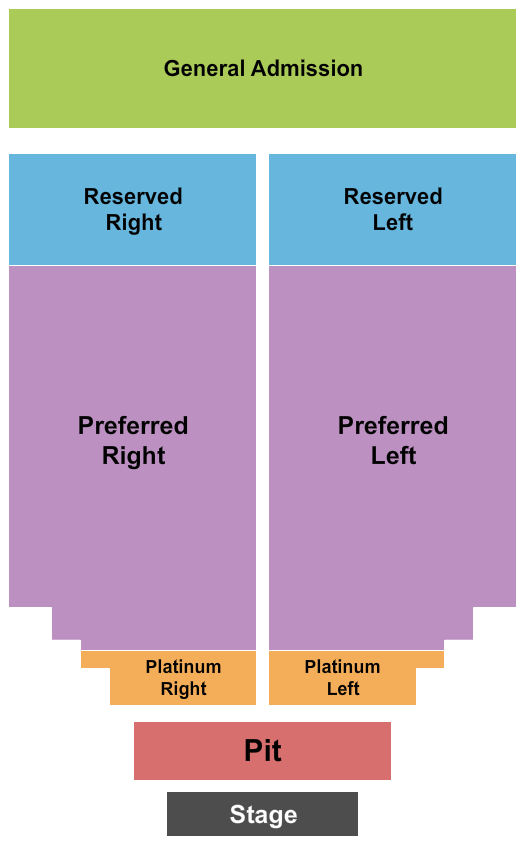 Meadow Event Park Seating Chart: Endstage Pit