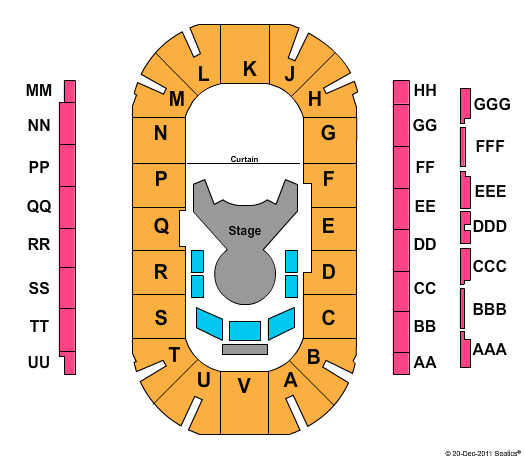 Interior Savings Centre Seating Chart