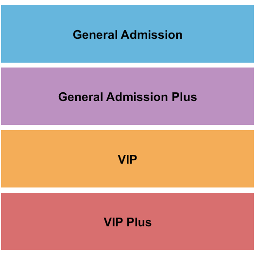 Intersection Seating Chart: GA & VIP with Plus