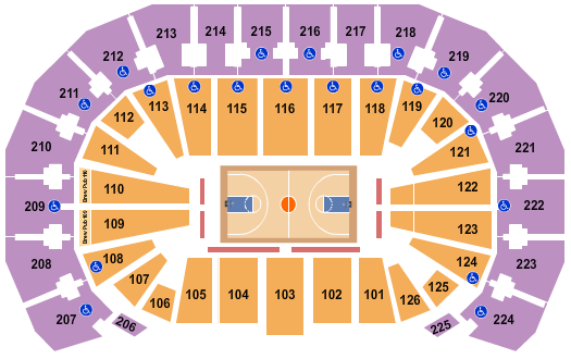 INTRUST Bank Arena Seating Chart: Basketball