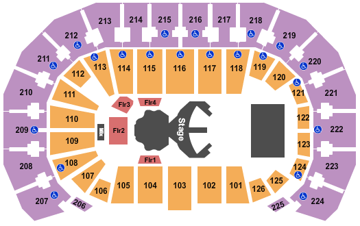 INTRUST Bank Arena Seating Chart: Cirque - Ovo