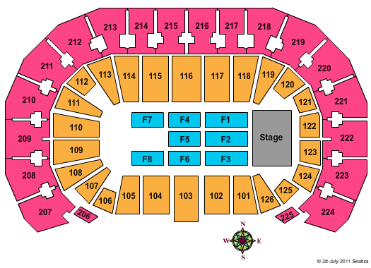 INTRUST Bank Arena Seating Chart