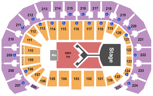 INTRUST Bank Arena Seating Chart: Shinedown