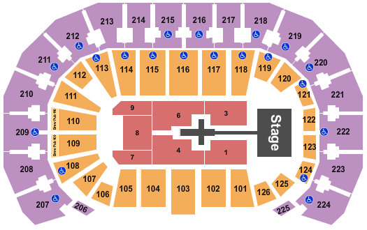 INTRUST Bank Arena Seating Chart: TobyMac 2