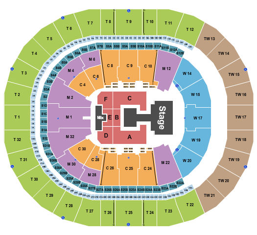 Intuit Dome Seating Chart: Aespa