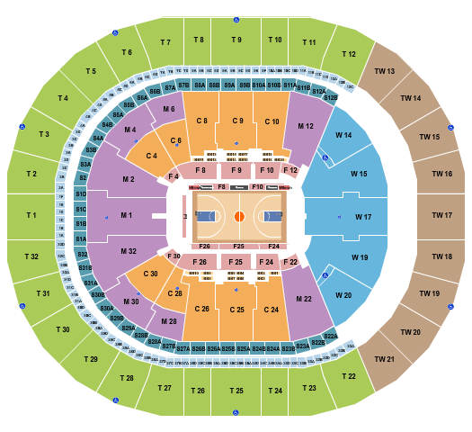 Intuit Dome Seating Chart: Basketball - Globetrotters