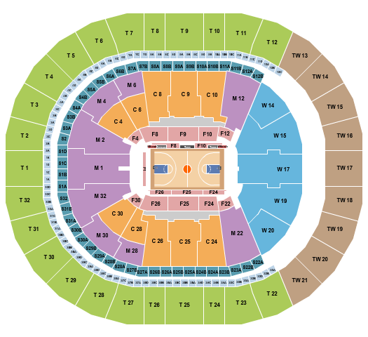 Intuit Dome Seating Chart: Basketball - Globetrotters