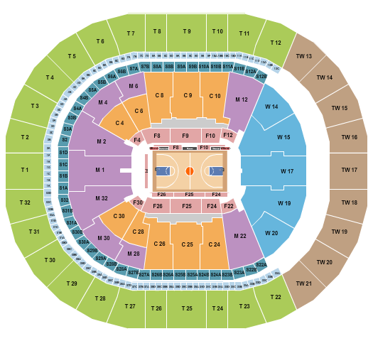 Intuit Dome Seating Chart: Basketball - Globetrotters