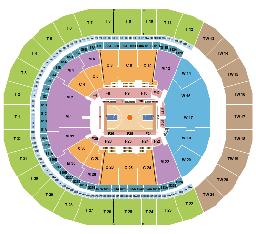 Intuit Dome Seating Chart: Basketball - Globetrotters