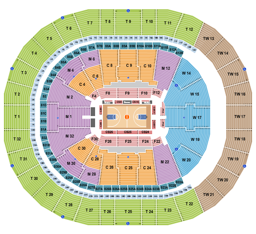 Intuit Dome Seating Chart: Basketball Row