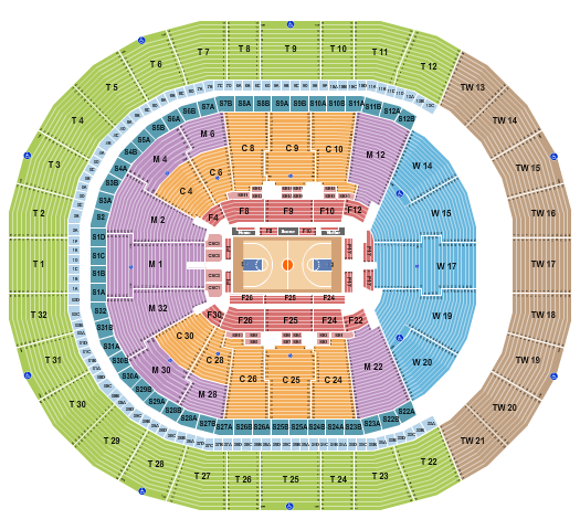 Intuit Dome Seating Chart: Basketball Row