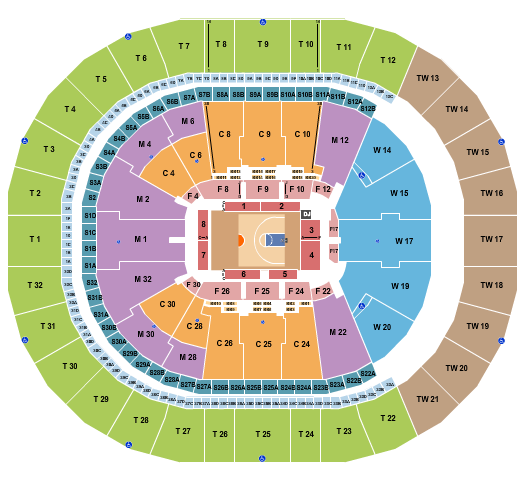 Intuit Dome Seating Chart: Basketball - Big3