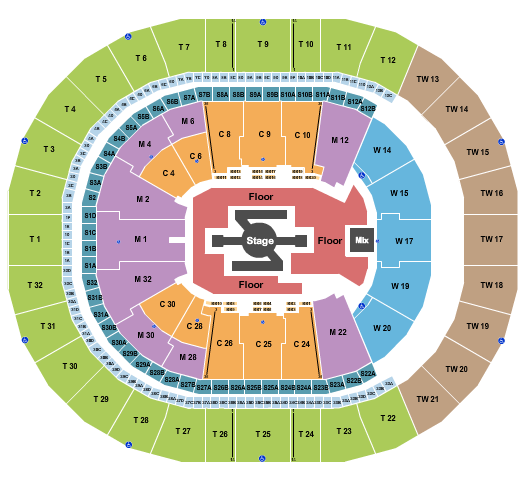 Intuit Dome Seating Chart: Burna Boy