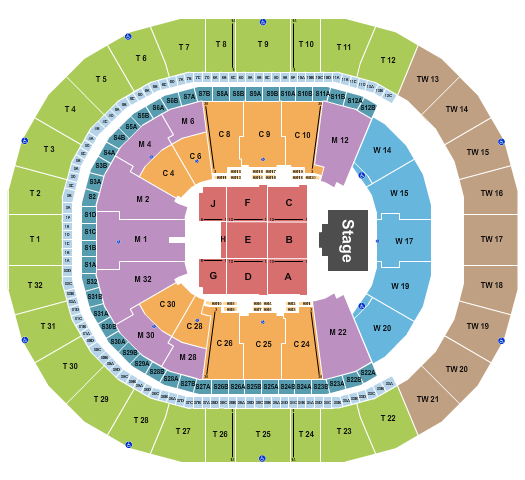 Intuit Dome Seating Chart: Endstage 5