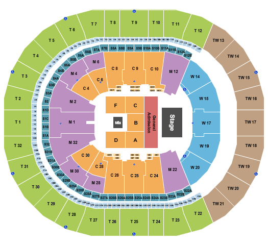 Intuit Dome Seating Chart: Endstage GA Pit
