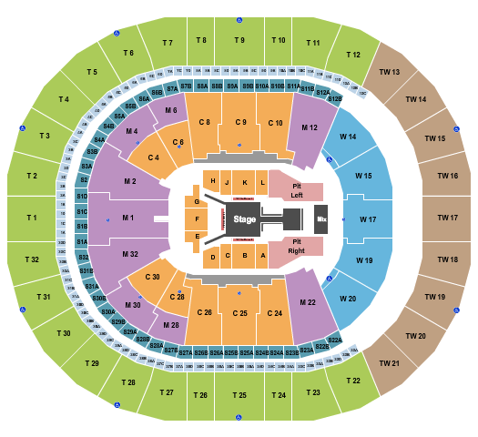 Intuit Dome Seating Chart: Fuerza Regida