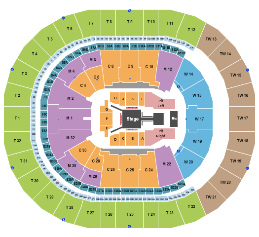 Intuit Dome Seating Chart: Fuerza Regida