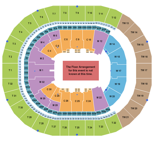 Intuit Dome Seating Chart: Generic Floor Row