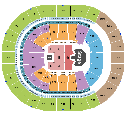 Intuit Dome Seating Chart: Ghost