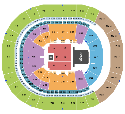 Intuit Dome Seating Chart: Jingle Ball