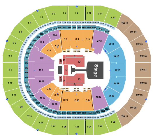 Intuit Dome Seating Chart: Jonas Brothers