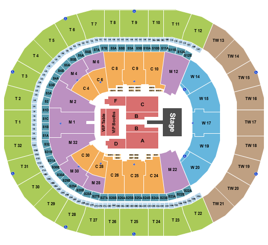 Intuit Dome Seating Chart: Mary J. Blige