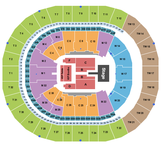 Intuit Dome Seating Chart: Mary J. Blige