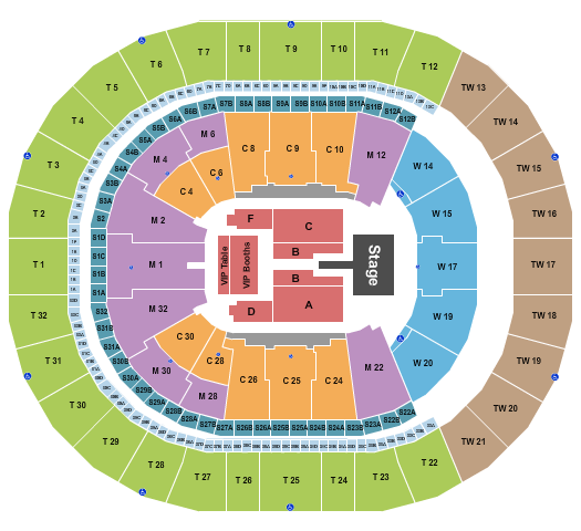 Intuit Dome Seating Chart: Mary J. Blige